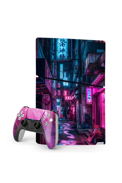 ACME LABS Skin Sticker PlayStation 5 Gaming Console Cover Wrap- Tokyo