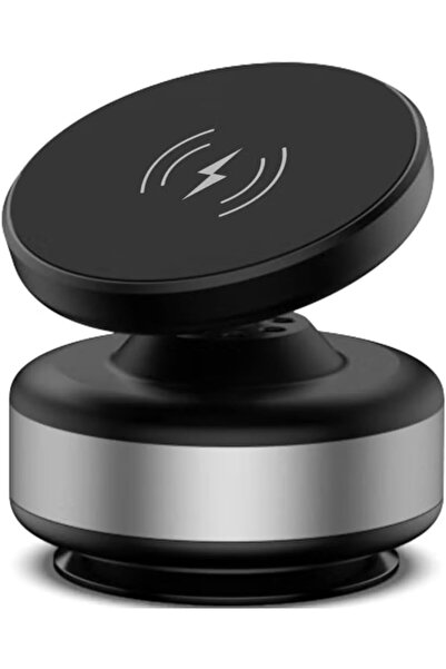 AutoFamily Magnetic Car Phone Holder | 360° Adjustable Dashboard Mount (AF10 - Silver)