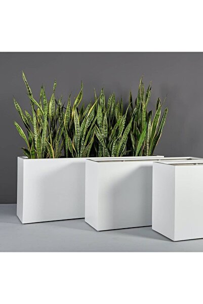 KastaSaksı 25x100x25 cm polyester seperatör saksı