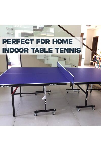 SKY LAND Professional Indoor Foldable Ping Pong Table EM-8003, Movable Table Tennis Table