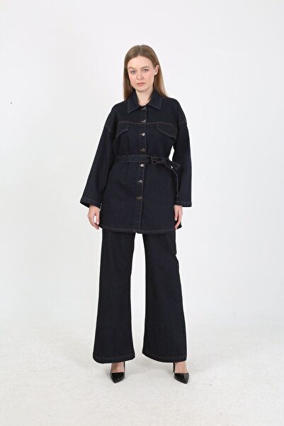 VELLICHOR Women's Denim Set - Jean Jacket and Pants