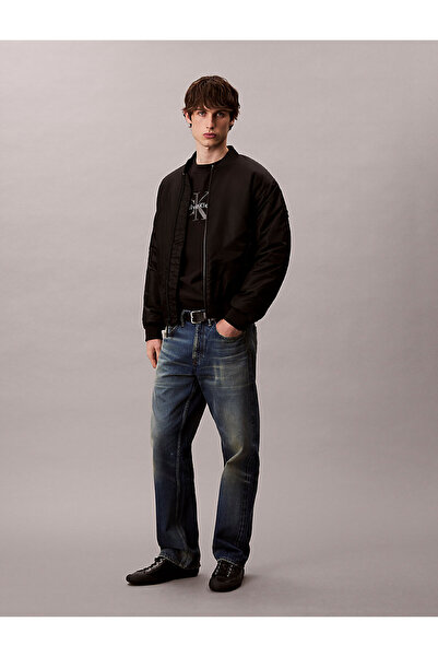 Calvin Klein Ls Premium Terry Monologo Cn Men's Crew Neck Sweatshirt