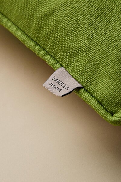 Vanilla Home Dream on Printed Piped Detail Throw Pillow Cover