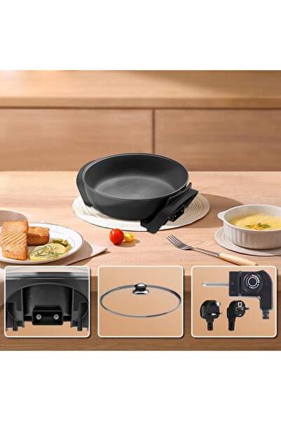 WINNINGSTAR Star Electric Cooking Pot, 5 Heat Levels, ST-9675