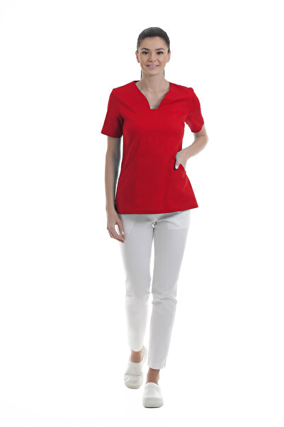 Carré Medical Uniforms Carré Clinique women's medical blouse red