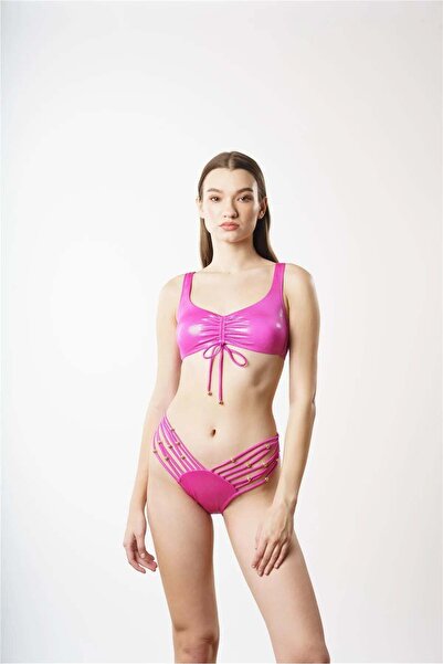 Louren Nb1976 Wide Triangle Bikini Set - Pink