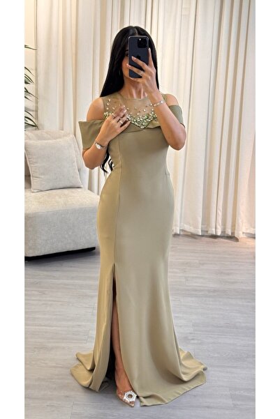 SELSAL soft embroidered evening dress