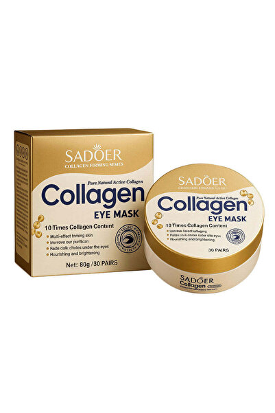 SADOER Set of 60 Premium Hydrogel Eye Patches with ANTI-AGING COLLAGEN