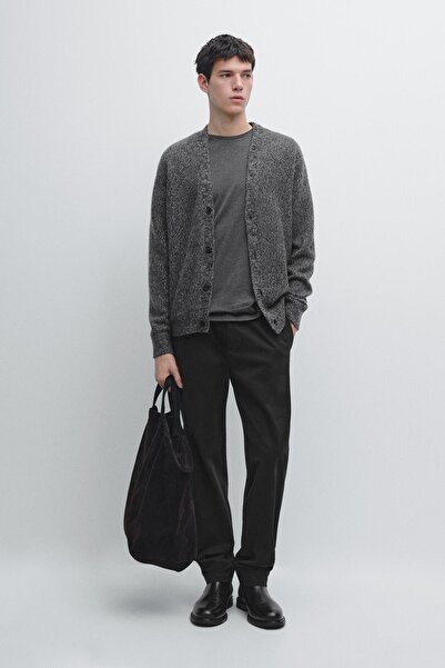 Massimo Dutti Yün karışımlı triko hırka