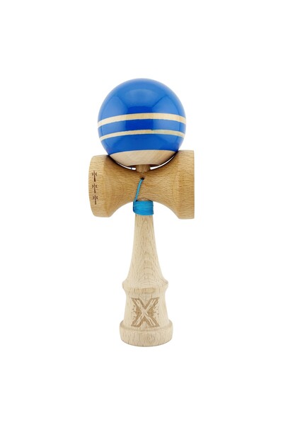 Kendama X Rainbow Original — Professional, Cupe mari V2, Super lipicioase, lemn 18 cm, sfoară 55 cm,