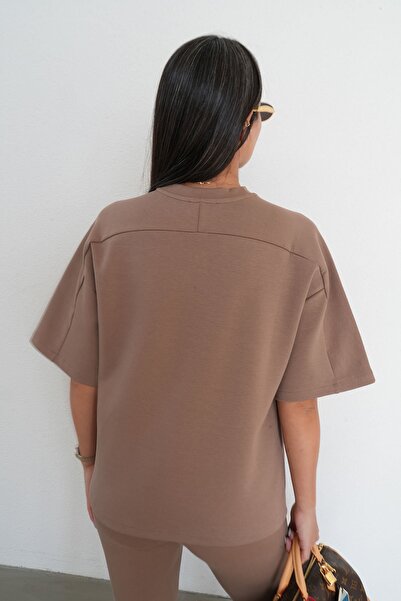 Özge Özgenç Tok Texture Oversize Tshirt