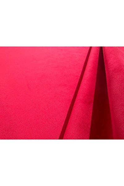OEG Velvet fabric, red, LUKAS FLX 112, ideal material for furniture upholstery and decorations