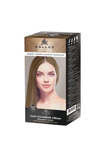 Kallos Glow Hair Dye 800, Light Blonde, 60 ml