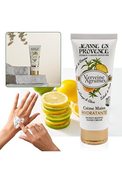Jeanne en Provence - كريم مرطب لليدين والأظافر من Verveine Agrumes برائحة الح...