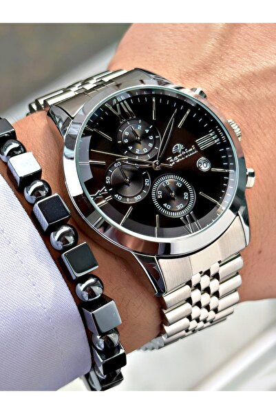 Bentini Men's Wrist Watch – Functional, Steel Band, Waterproof, 2-Year Warranty