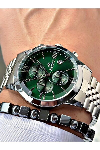 Bentini Men's Wrist Watch – Functional, Steel Band, Waterproof, 2-Year Warranty