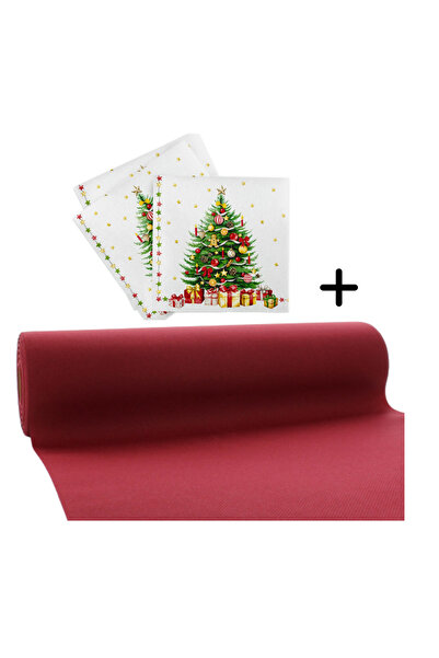 Mank Set de accesorii decorative pentru masa festivă de Crăciun/Revelion