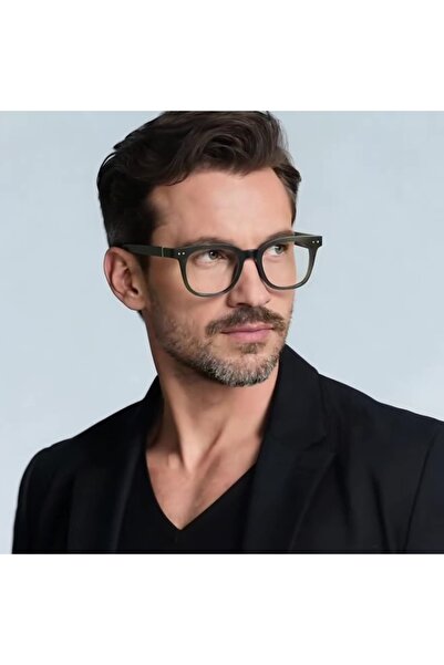 SKYDDAR INNOVATION Blue Light Protection Glasses Unisex/Men, Metal Frames, 2229, Modern Design, set sticker, Black