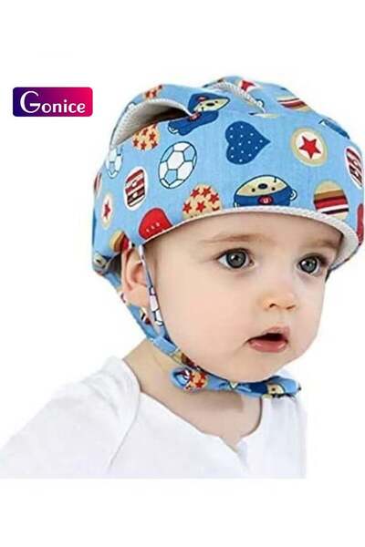 Gonice Baby Helmet, Baby Head Protector, Toddler Protective Cap, Cotton, Adju...