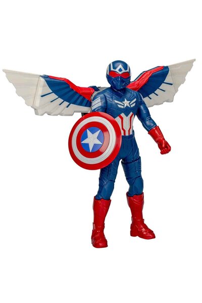 Nilly Toys F9298 Marvel - Captain America Brave New World Flight Mode Action Figure 30 cm