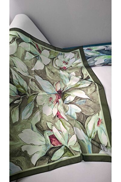 Guzeka وشاح رافيا الناعم الفاخر (خياطة إيطالية) 100×100