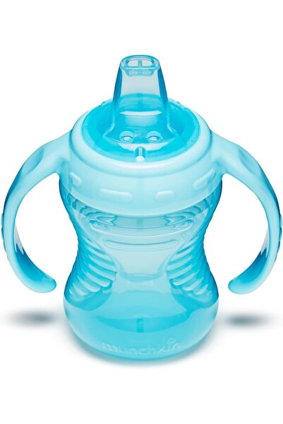 Munchkin كوب تدريب مايتي جريب، 236 مل، مقاوم للانسكاب، أزرق