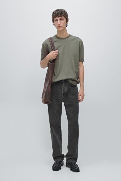 Massimo Dutti %100 pamuklu orta kalınlıkta t-shirt