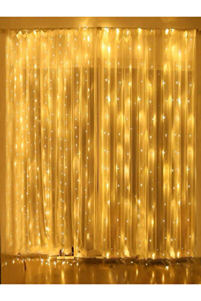 ROVERIM Instalație de Crăciun Perdea 3×3 m, Alb Cald, Luminozitate Reglabilă,...