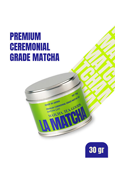LA MATCHA Neon Series Premium Ceremonial Grade Matcha 30 g – Japon Yeşil Çay ...