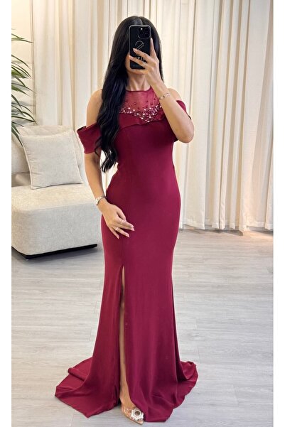 SELSAL soft embroidered evening dress