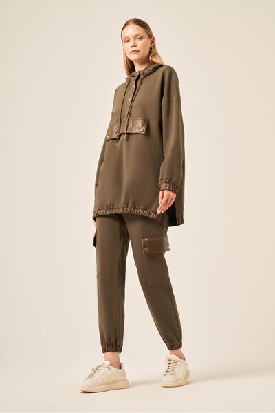 FTZ WOMEN Women's 2 Thread Suit Khaki 30612