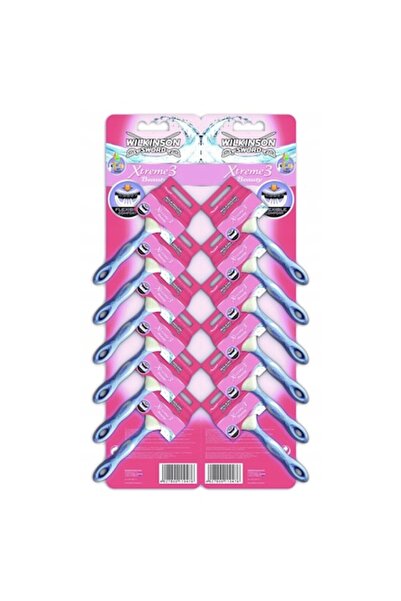 Wilkinson Sword Xtreme3 Beauty Disposable Razors for Women, 12 Pieces