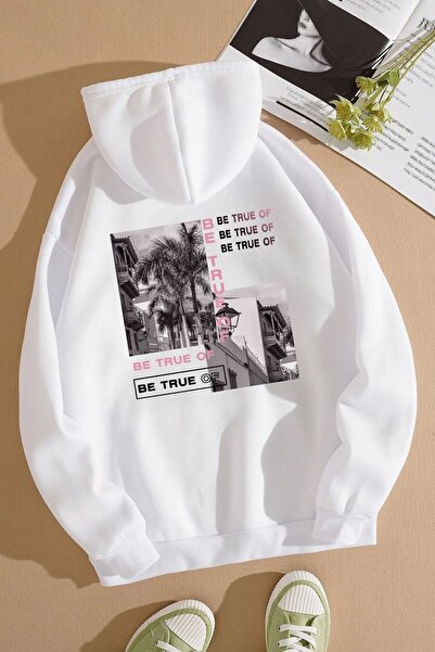 trendypassion Be True Of Printed Sweatshirt