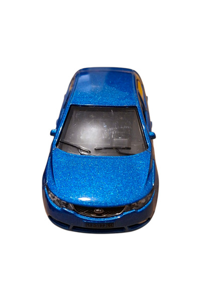 Vision XXI Kia Forte Car, Metallic, Diecast, 1:32, Spring Mechanism, 12 cm, Metallic Blue