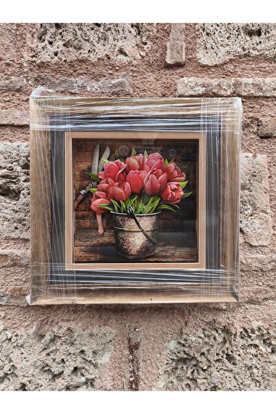 Demet Sanat Atölyesi KAĞIT RÖLYEF TABLO (37*37)