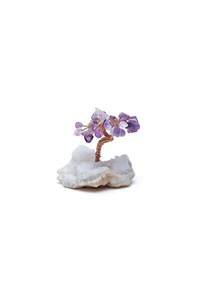 DECOR Δέντρο αμέθυστου -- ± 5,5x5,5x7 εκ. 163 γρ.