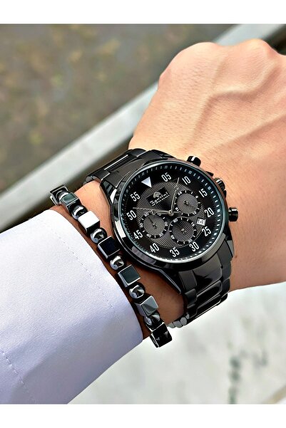 Bentini Men's Wrist Watch – Functional, Steel Band, Waterproof, 2-Year Warranty