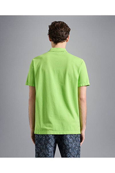 PAUL&SHARK MEN'S KNITTED POLOSHIRT C.WCOTTON