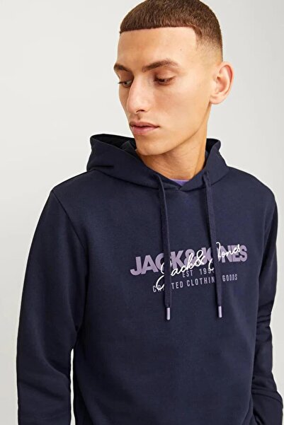 Jack & Jones 12256848 Ανδρικό φούτερ με κουκούλα Jjalvis Sweat Hood
