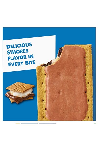 Toastem Toast'em Pop-Ups Frosted S'mores Biscuits, 288g, 6 pcs, chocolate & marshmallows