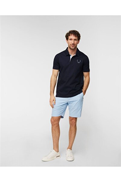 PAUL&SHARK MEN'S KNITTED POLOSHIRT C.WCOTTON