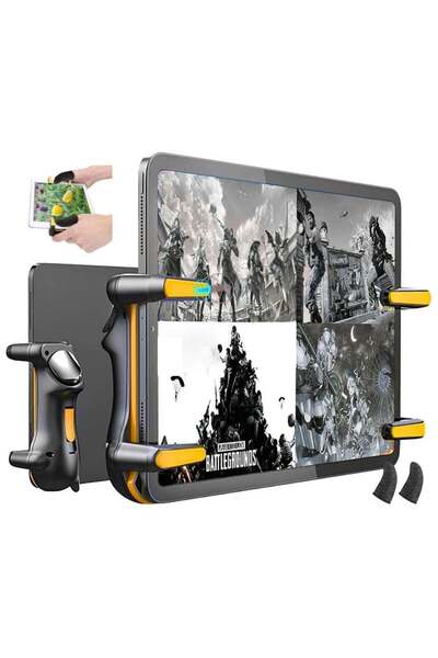Beauenty PUBG Rapid-Fire 6-Finger Gaming Controller Trigger for iPad & Android Tablets