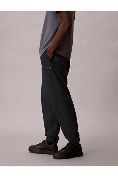 Calvin Klein Men's Regular Fit Elastic Waist and Cuffs Cotton Navy Blue Sweatpants Lv04Rc279G-Qq5