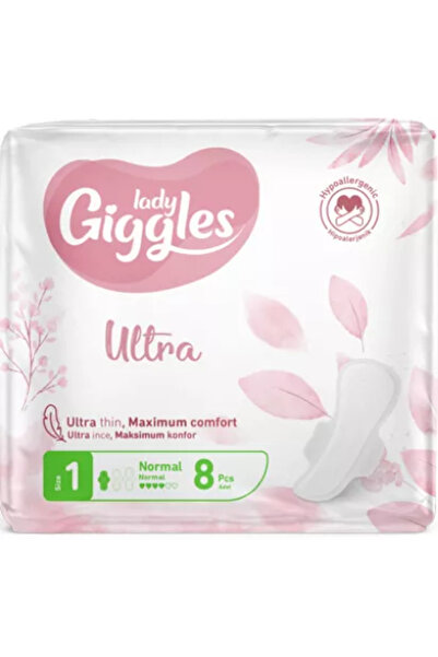giggles Ultra pads, normal, size 1, 8 pcs, Lady