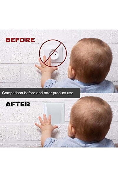 Generic Nalakal Outlet Box Socket Cover, Waterproof Dustproof Single Socket Protector (White)