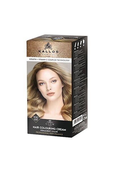 Kallos Glow Hair Dye 930, Golden Blonde, 60 ml