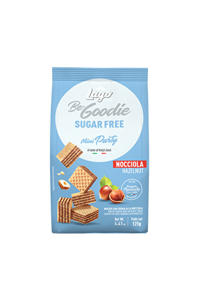 Gastone Lago Lago Wafer Miniparty Nocciola Χωρίς Ζάχαρη 125g