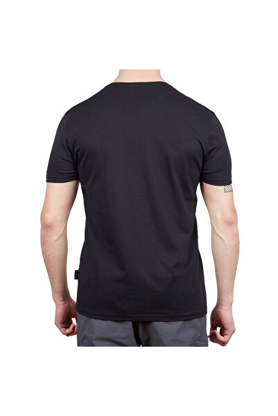 Alpinist Summer Short Sleeve Black Basic Tshirt