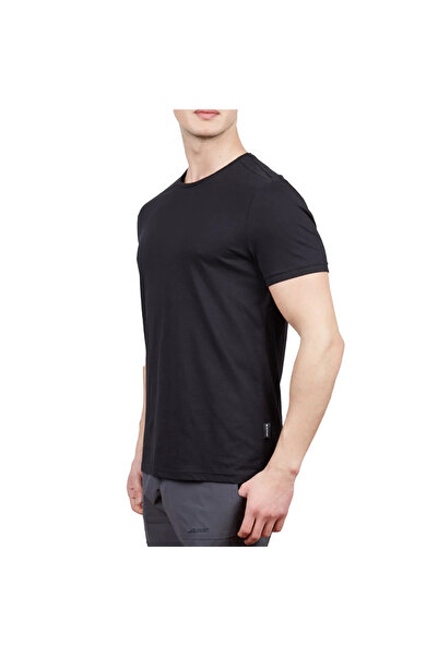 Alpinist Summer Short Sleeve Black Basic Tshirt
