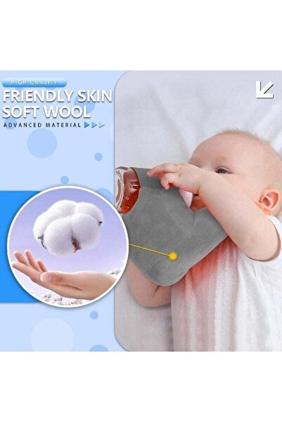 Generic Baby Bottle Holder - Hands-Free Self Feeding Adjustable Nursing Pillow (Grey)